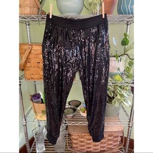 Sequin joggers size medium US